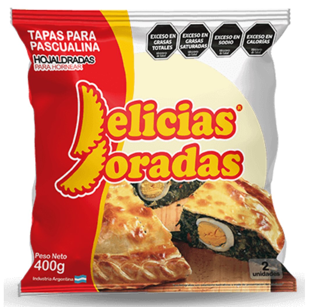 DD TAPA PASCUALINA HOJALDRE X 400GR