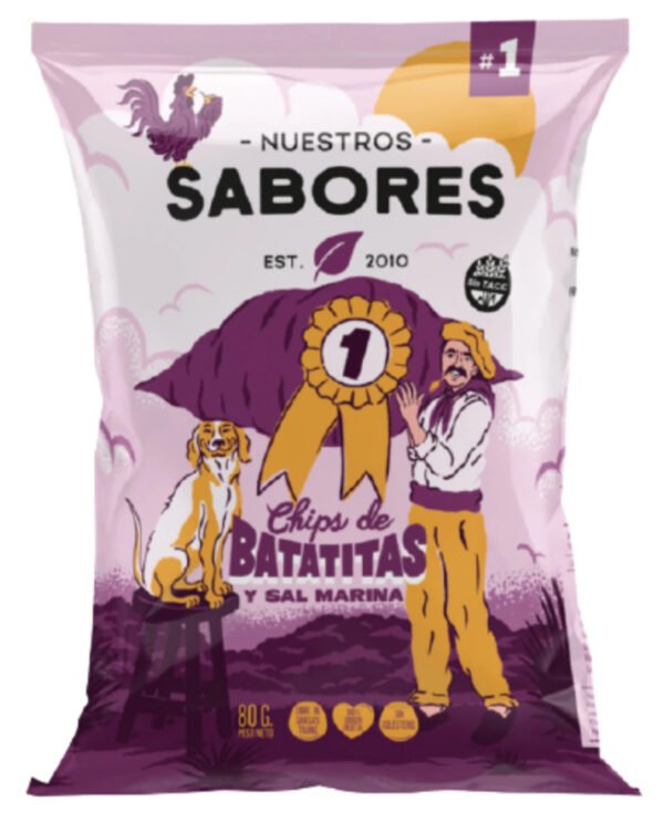 NUESTROS SABORES BATATAS X 80 GR