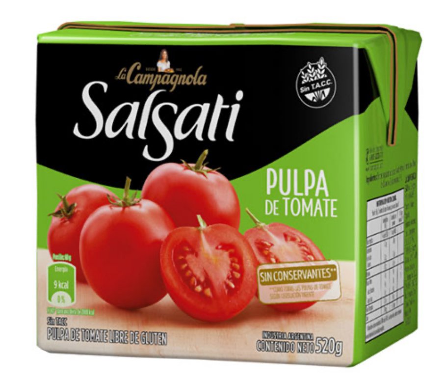 LC SALSATI PULPA DE TOMATES TETRA X 520CC