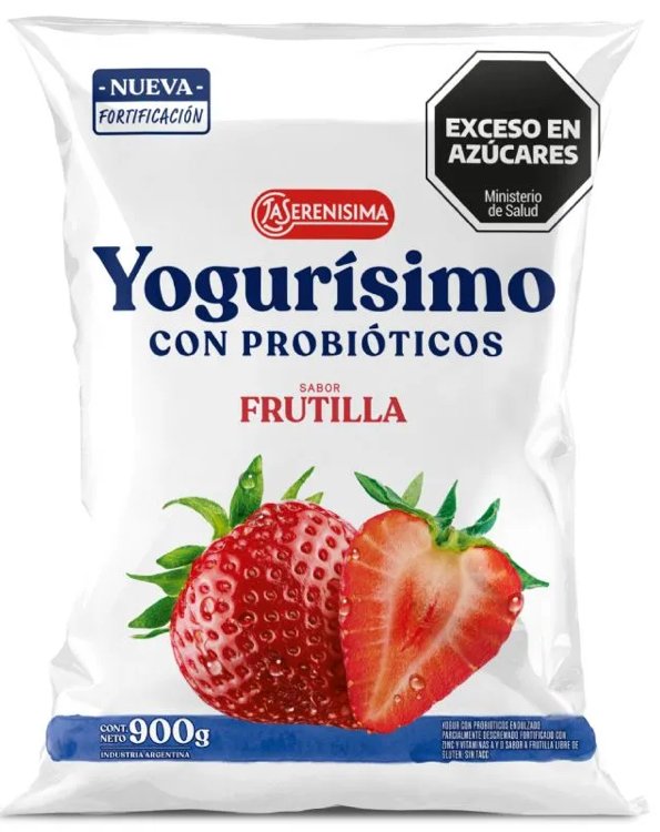 YOGURISIMO FRUTILLA SACHET X 900 GR