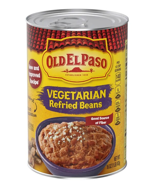 OLD EL PASO VEGETARIAN BEANS X 453GR