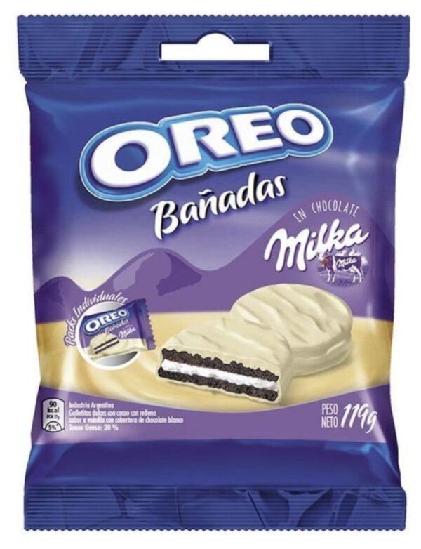 OREO BAÑADA CHOCO BLANCO X 119GR
