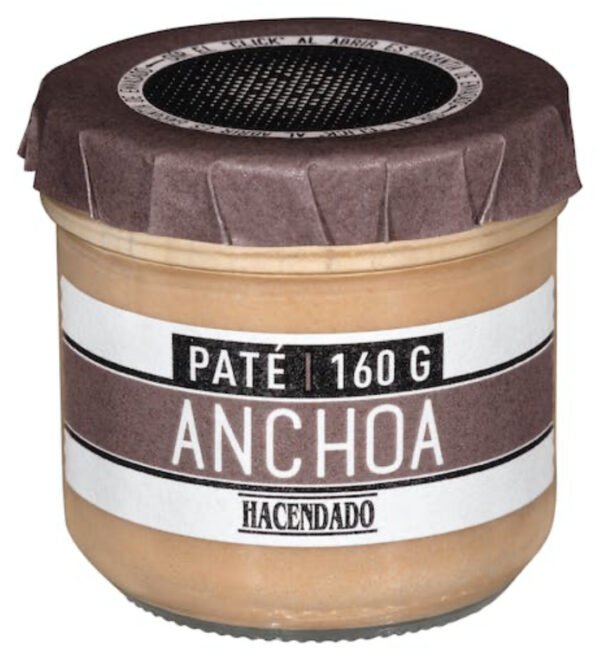HACENDADO PATE ANCHOAS X 160 GRS