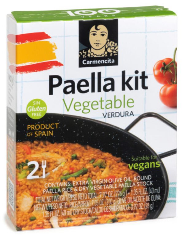 CARMENCITA VERDURA PAELLA KIT X 256 GR