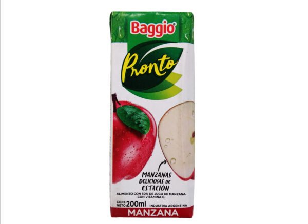 BAGGIO PRONTO MANZANA 200ML