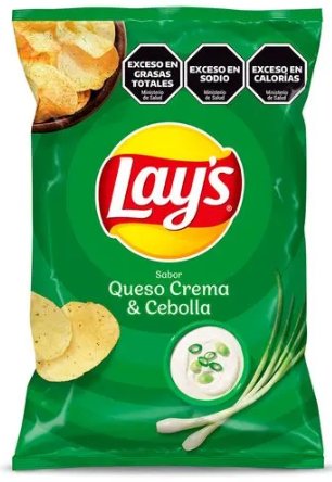 LAYS QUESO Y CEBOLLA  X 77 GR