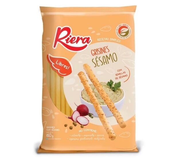 RIERA GRISINES CON SESAMO X 160GR