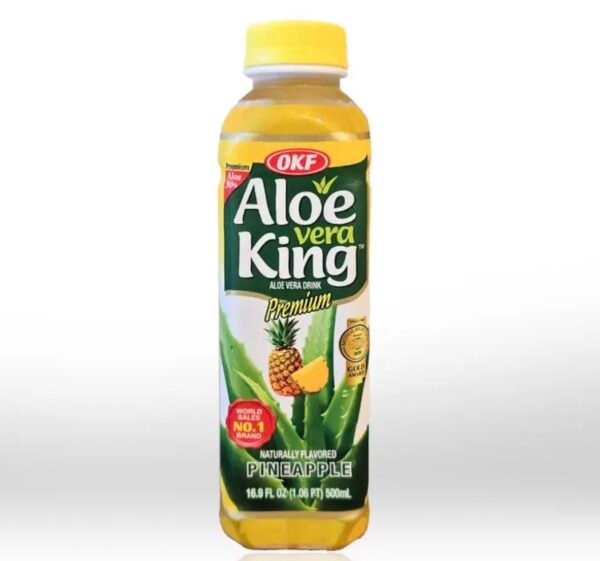 OKF SPARKLING ALOE VERA KING PINEAPPLE X 500 CC