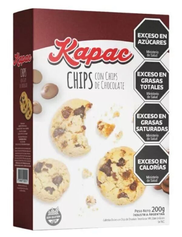 KAPAC GALLETITAS CON CHIPS 200G