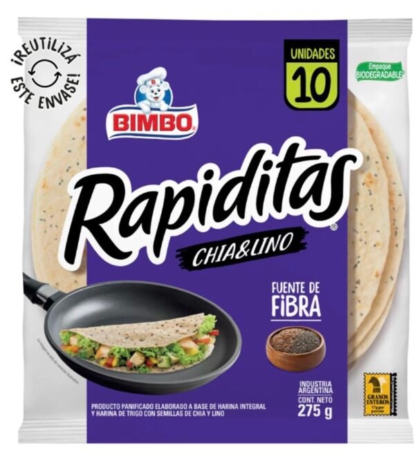 RAPIDITAS CHIA Y LINO 220G