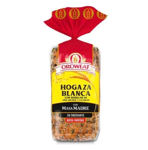 BIMBO OROWEAT HOGAZA BLANCA CON SEMILLAS X 600 GRS