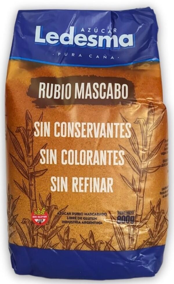 LEDESMA AZUCAR RUBIO MASCABO 800G