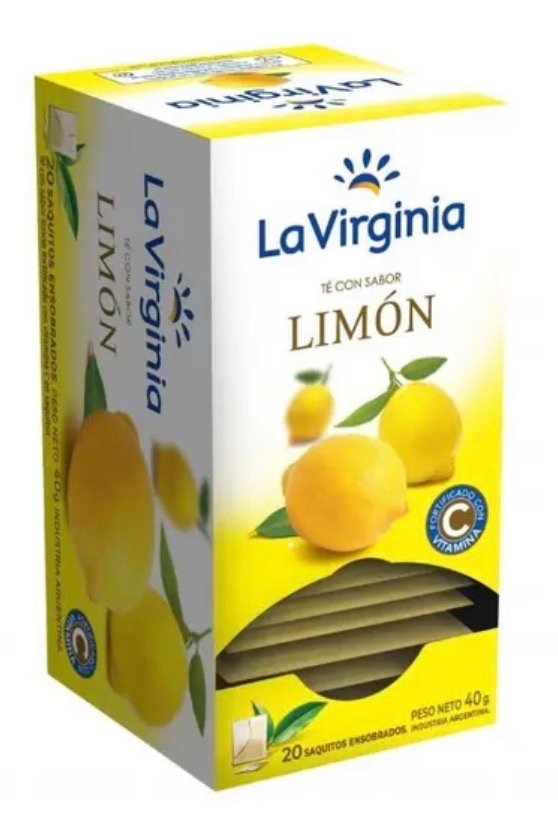 LA VIRGINIA TE DE LIMON 20 SAQUITOS