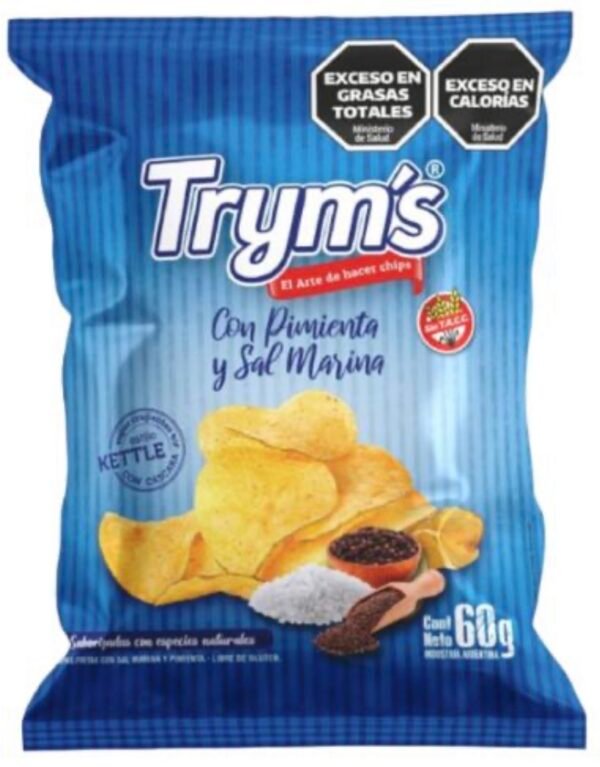 TRYMS PAPAS CON SAL MARINA X 60GR