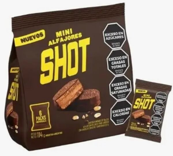 SHOT MINI ALFAJORCITOS X 114 GR