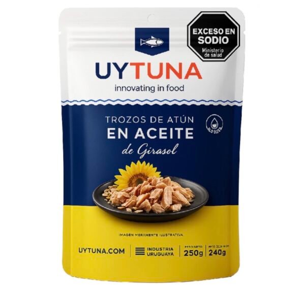 UYTUNA TROZOS DE ATUN EN ACEITE 250G