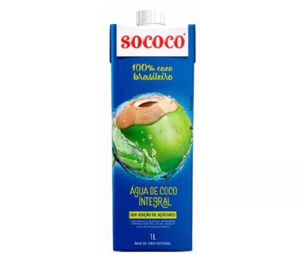 SOCOCO AGUA DE COCO INTEGRAL 1L