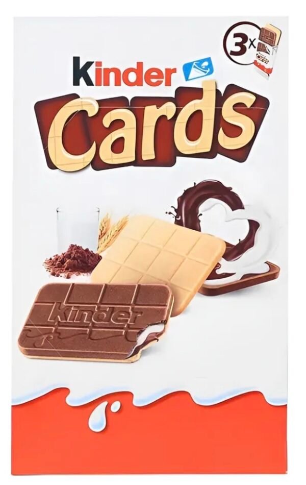 KINDER CARDS X3