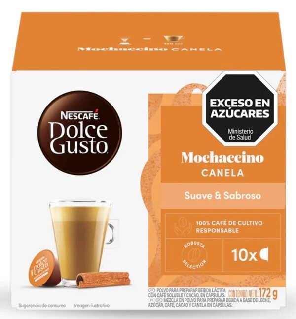 NESCAFE DG CAPSULA MOCHACCIONO CANELA X 10 UN