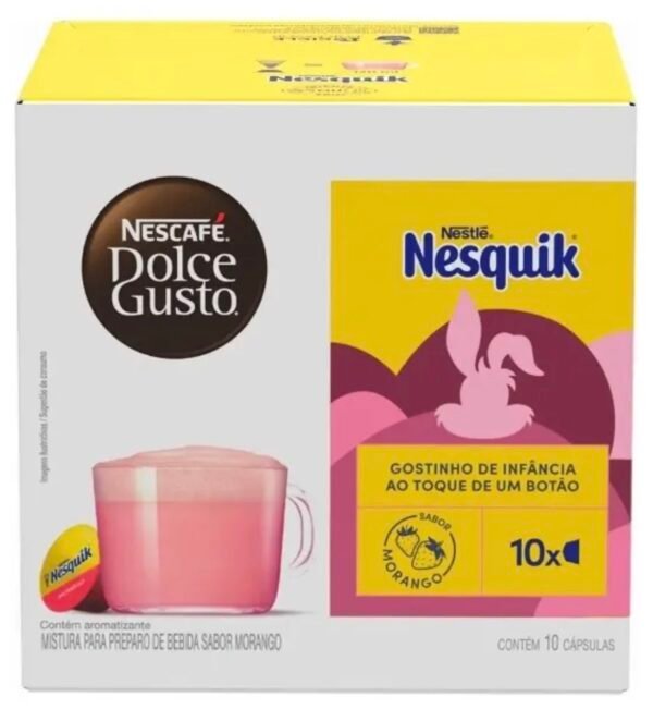 NESCAFE DG CAPSULA NESQUIK FRUTILLA X 10 UN